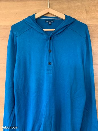 Pull - Sweat à capuche - GAP - bleu - Taille L - Très bon