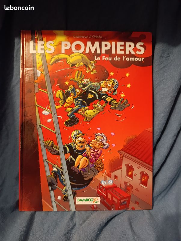 BD "Les Pompiers" - Tome 3 : "Le Feu de l'amour" (image 1)
