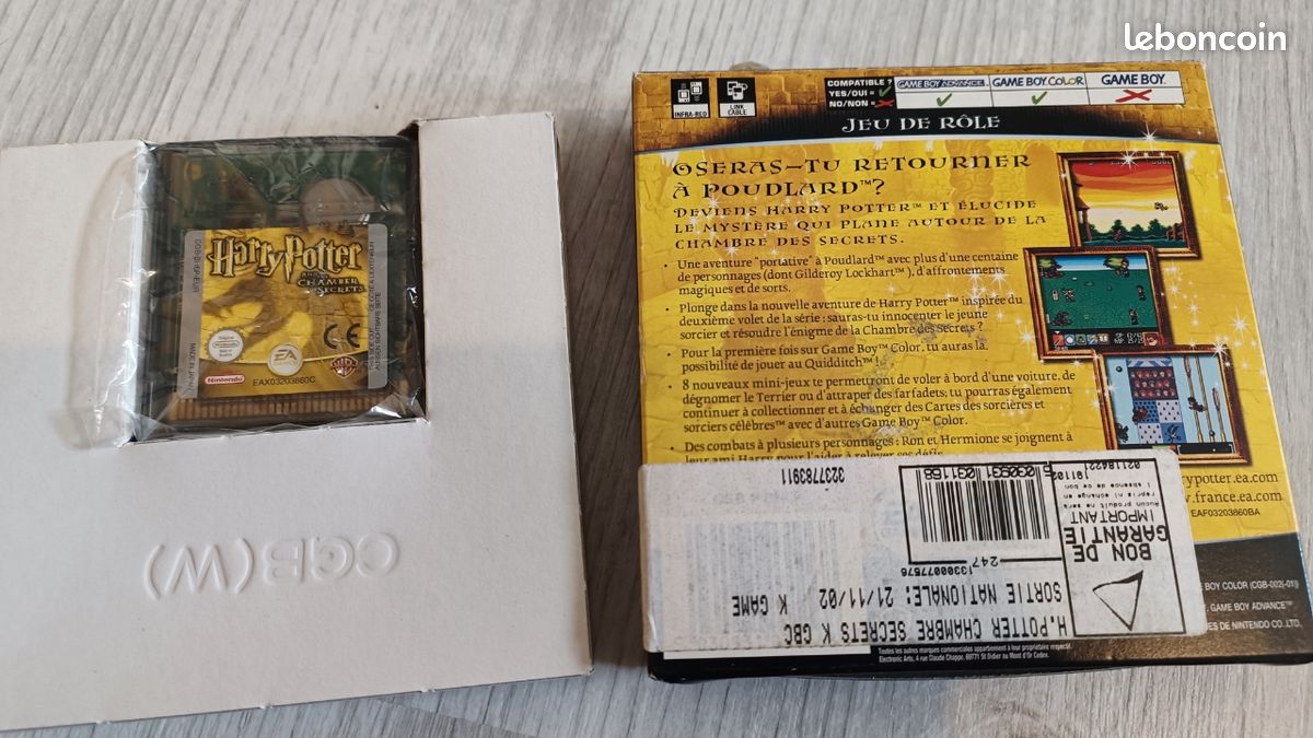 Harry Potter et la chambre des secrets Game boy color (image 3)