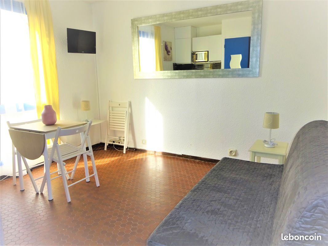 ACCES DIRECT A LA PLAGE Studio à Barcarès dans résidence avec piscine (image 3)