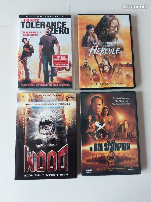 4 dvd Dwayne Johnson (image 1)