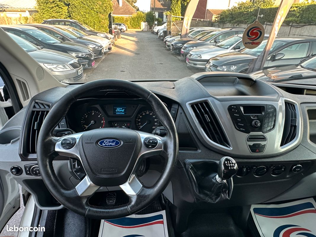 Ford Transit L3H2 2.2 TDCI 155CH - 1ère Main - Suivi Complet chez FORD - ATTELAGE - Clim - Caméra de Recul (image 7)