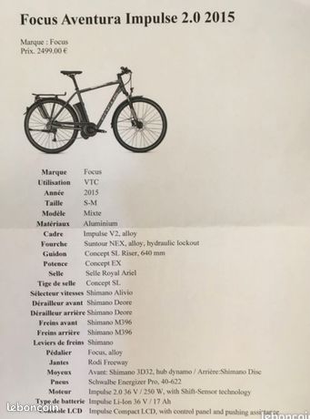 für FOCUS Aventura Pro Impulse 2.0, Original E-Bike Akku 36V