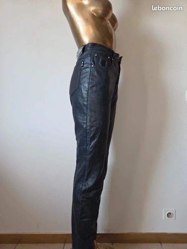 Pantalon cuir Gianfranco Ferré (image 11)