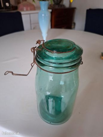 ANCIEN PETIT BOCAL VERRE TEINTE Vert l'ideale 0.500g EUR 9,00 - FR