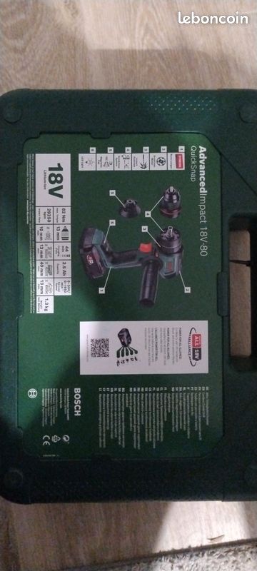 Perceuse sans fil percussion Bosch 18V Advanced (image 3)