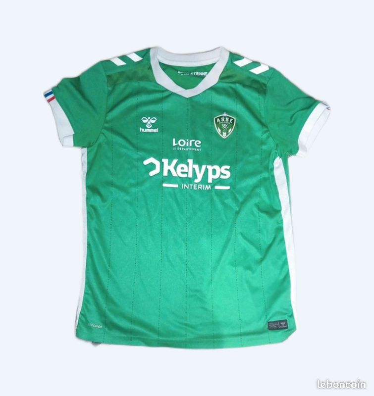 Maillot Entraînement AS Saint-Étienne – Adidas – Taille XL – Vert – Très Bon état