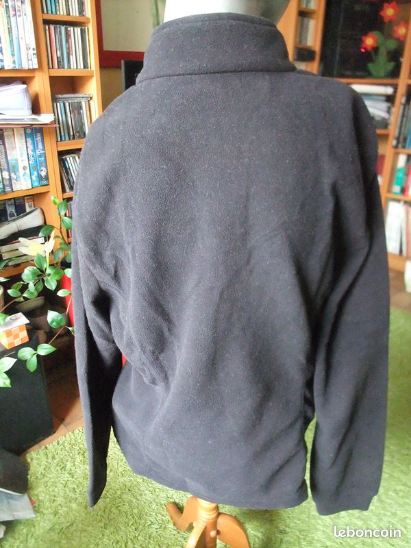 Pull/sweat - maille polaire - 42/44 - noir - TEX Basic - cintré à la taille (image 5)