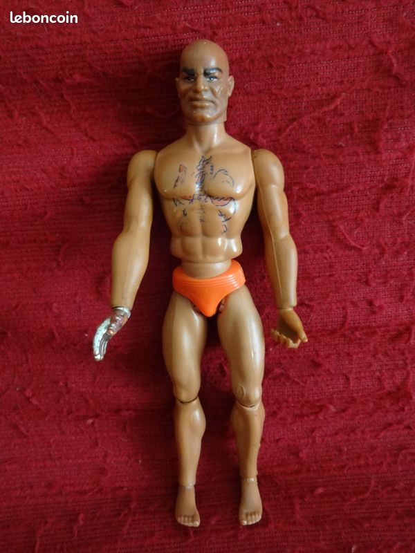 Vintage Big Jim Action Figure Chief Tankua Karate Chop Action Mattel 1971