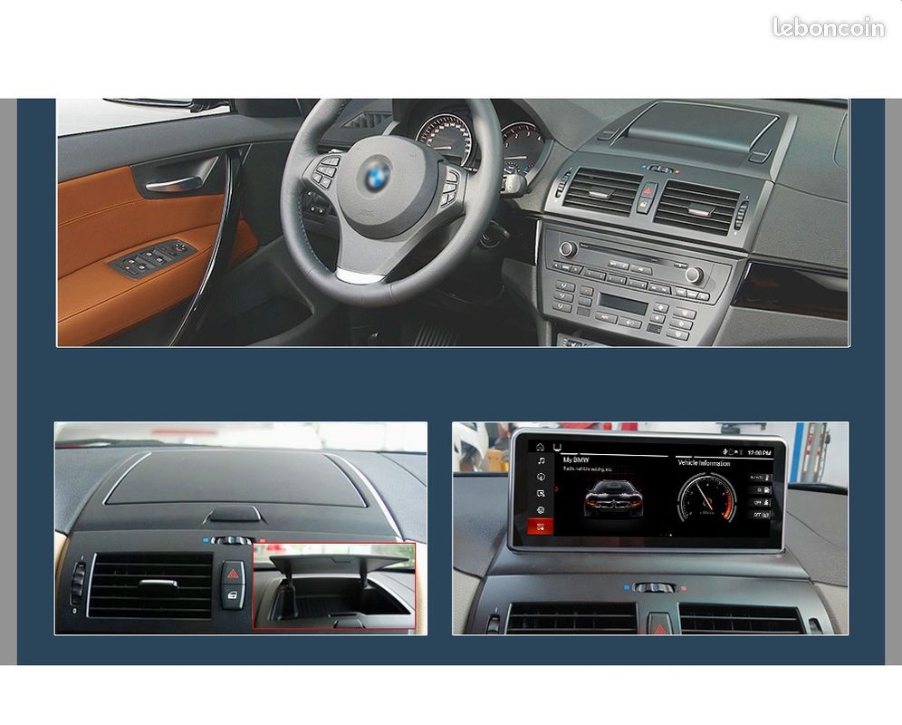 Caméra De Recul Sans Fil Pour BMW X3 E83 (2003-2010) - Vision Nocturne, étanche IP68 - Installation Facile Sans Perçage