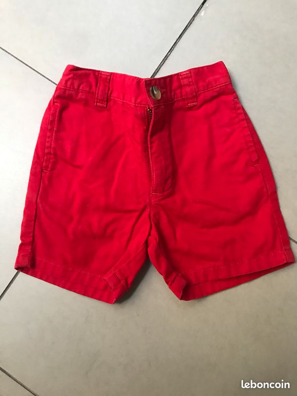 Short rouge RL 3/6 mois (image 1)