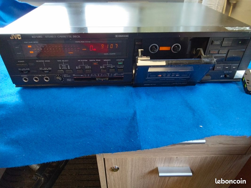 Platine Double Cassettes JVC KD-W5 – Vintage 1983-84 – Fonctionnelle