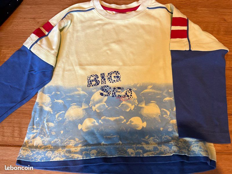 T-shirt manches longues taille 4 (image 2)