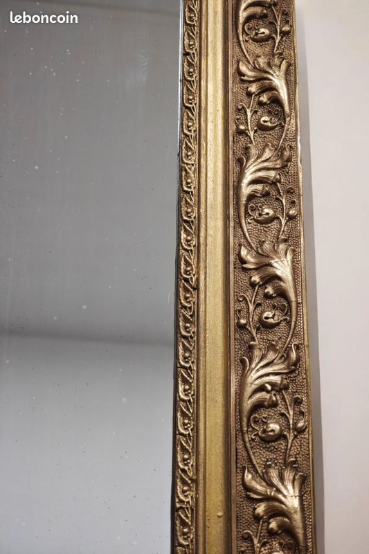 Miroir dorée Louis Philippe 114 x 77 cm - Livraison possible (image 11)