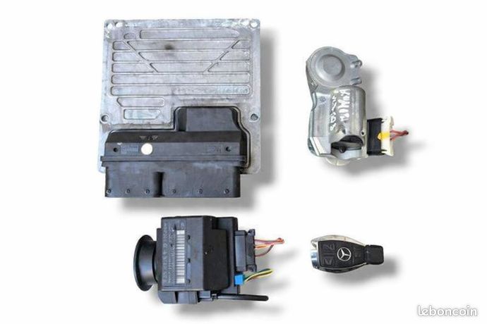 Kit Démarrage Calculateur Pour Mercedes Classe C W203 200 CDI - Réf. 0281011001 / A6111537779 - Occasion
