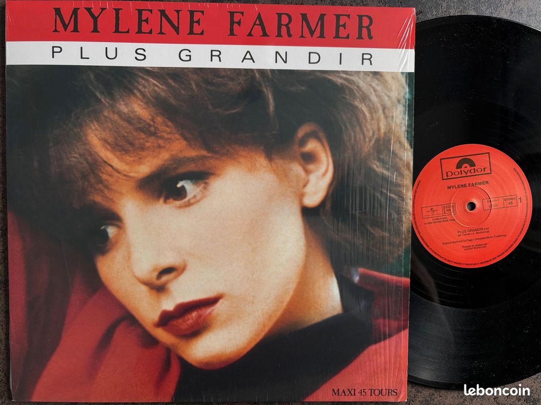 MYLENE FARMER plus grandir 1985 RE 2017 (12") MAXI (image 1)