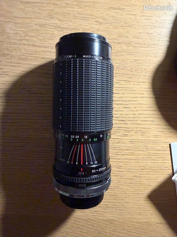 OBJECTIF SIGMA HIGH-SPEED ZOOM 1:4.5~5.6 f=80~200mm