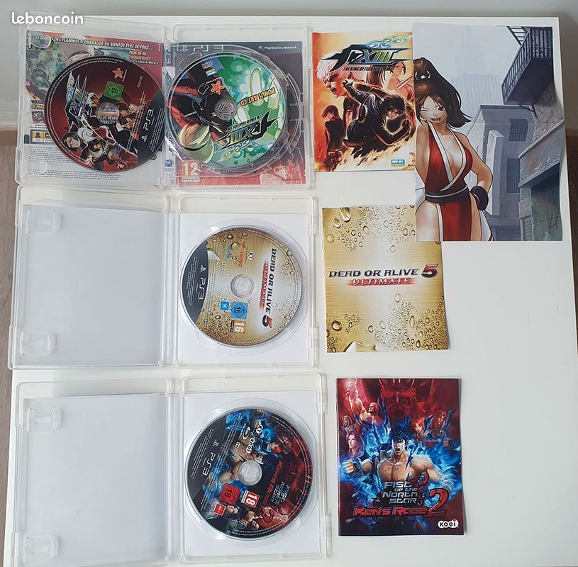 Pack De 9 Jeux PS3 Sony PlayStation 3 - Rayman Et Autres Jeux En Bon état