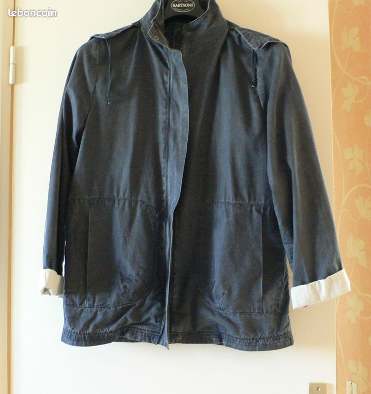 Veste blouson marine – femme – t 40 (image 1)
