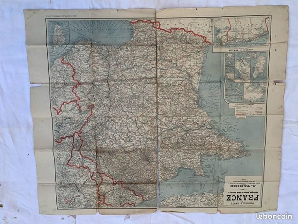 Carte Routière Taride Italie Vintage – Nord, Centre, Sud – G139