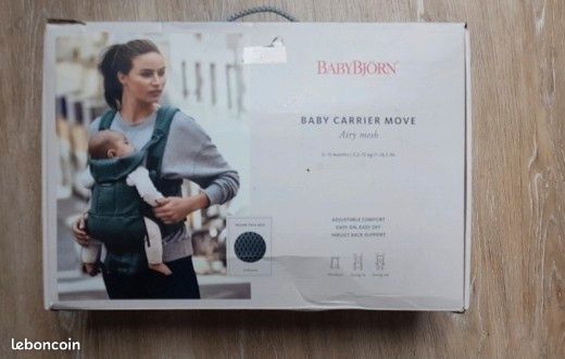 Porte bébé physiologique Babybjörn Carrier move Airy Mesh