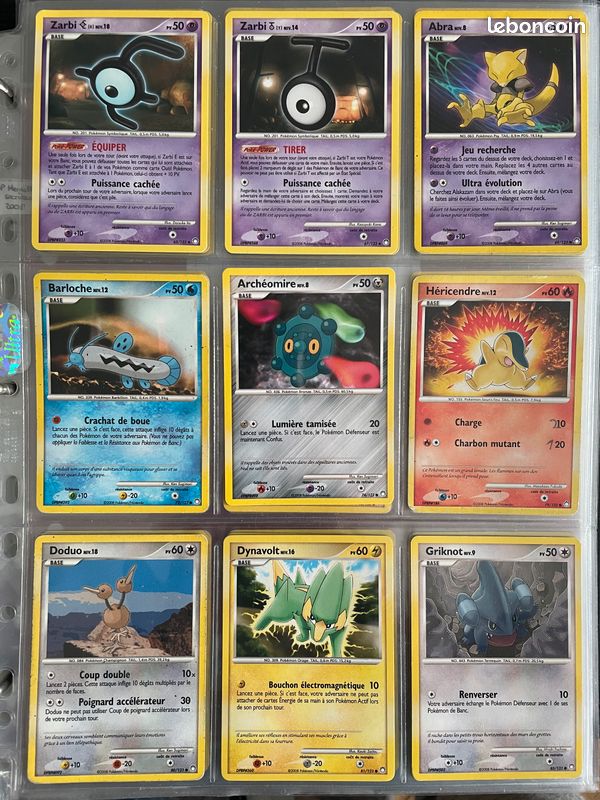 Lot de 37 cartes Pokémon 2008 DP Trésors Mystérieux (image 3)