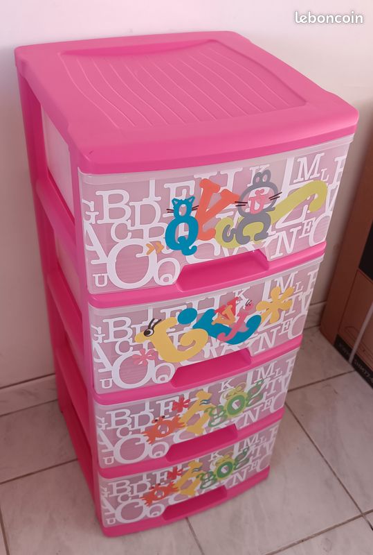 Commode plastique 4 etages (image 2)