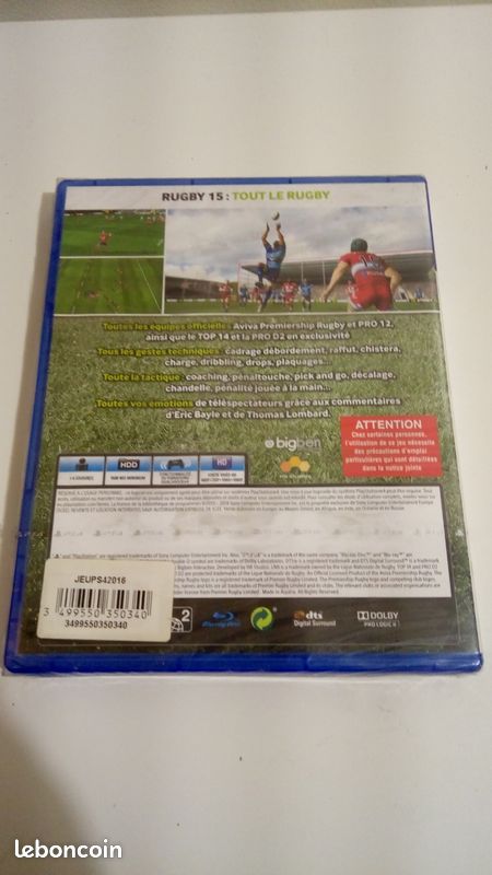 Rugby 15 pour PS4 (image 2)