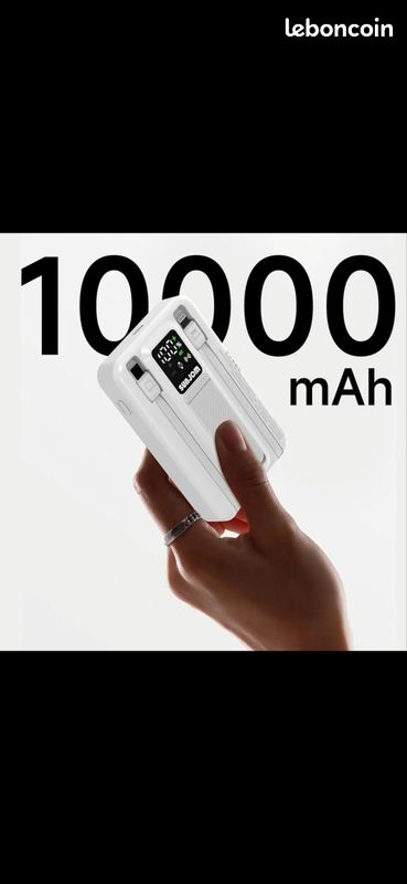 Batterie de secours power bank 10.000 mAh magsafe neuve (image 16)