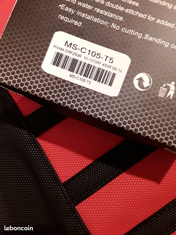 Housse de selle neuve HONDA CRF 250 450 de 2009 à 2013 (image 3)