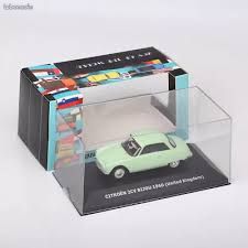 Citroën 2CV De 1960 – Miniature 1/43 Salvat – Blanc Et Noir – Zamac – Boîte D’origine – Neuf