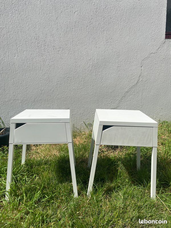 Lot de 2 tables de nuit (image 1)