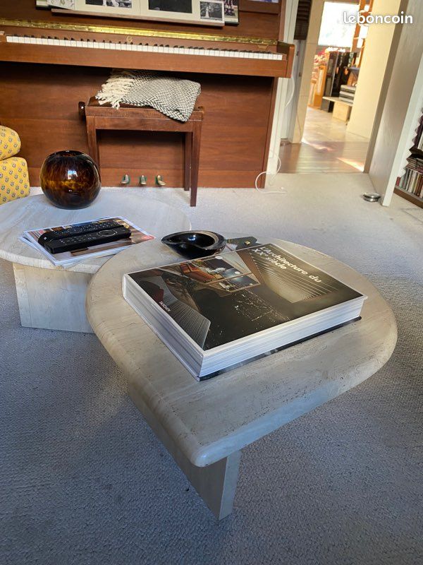 Table basse en travertin (image 3)