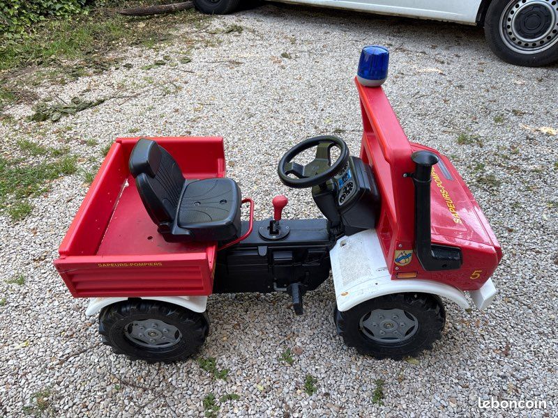 Rolly Toys - 03 663 9 - Véhicule À Pédales - Rollyfire Unimog - Fourgon Pompiers - Vitesses Et Frein Rolly Toys - 03 663 9 - Véhicule À Pédales - Rollyfire Unimog - Fourgon Pompiers - Vitesses Et Frein
