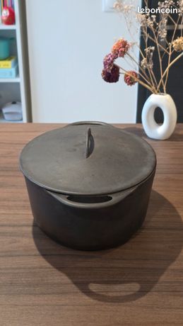 Cocotte En Fonte Ovale Ancienne Cousances – Modèle 30 – Compatible Gaz Et électrique