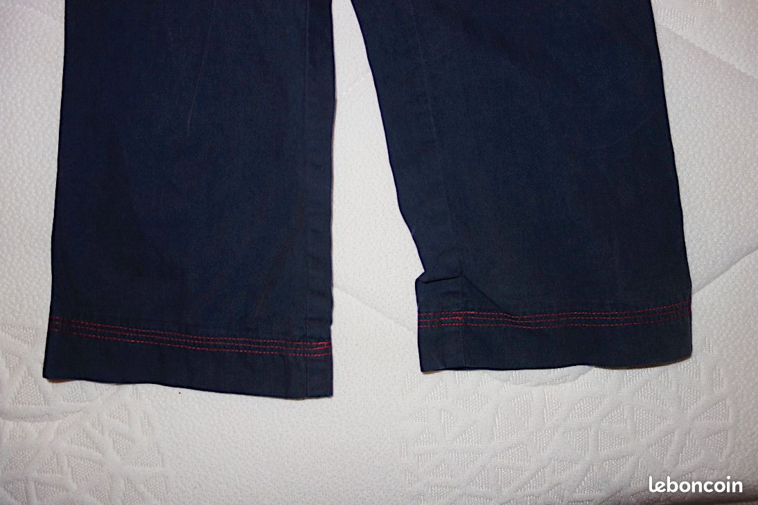 Pantalon bleu marine 3 ans (image 4)