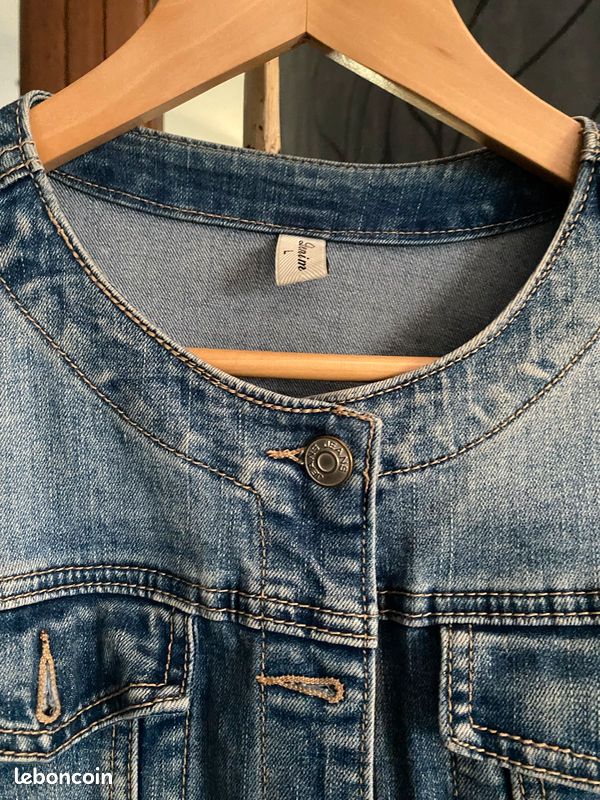 Veste en jeans M TBE (image 3)