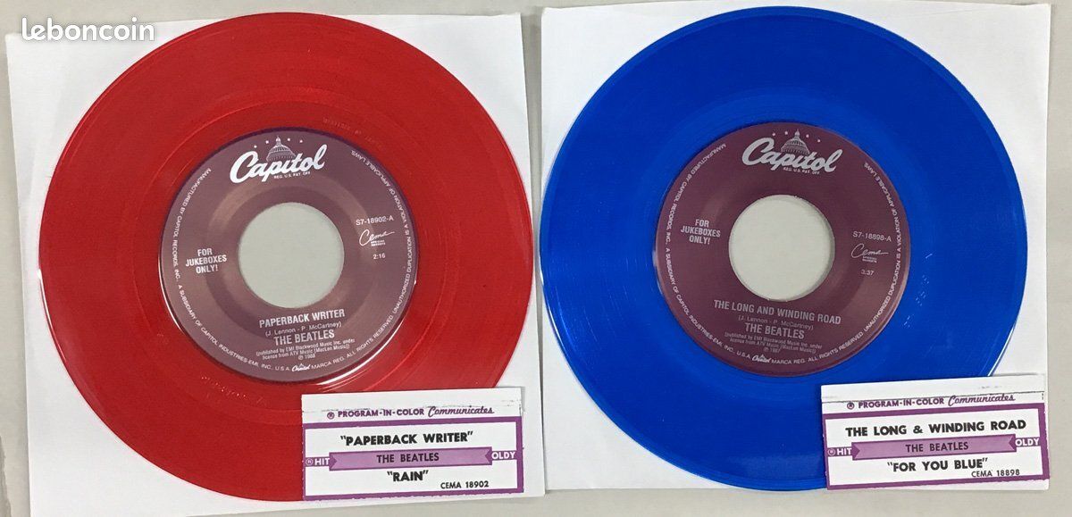 THE BEATLES-US Edition Jukebox-7-inch 30-disc set(1+2)-Original 1994/1996-NM (image 2)