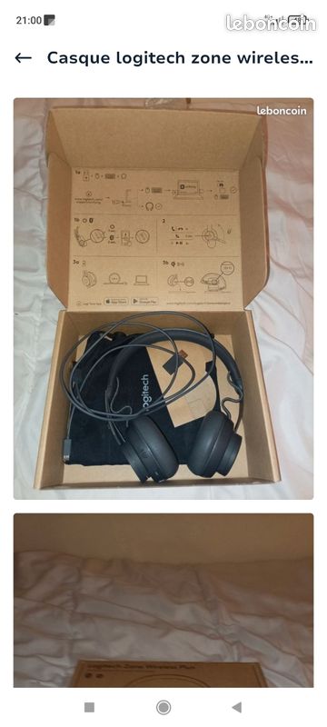 Casque Logitech zone wireless (image 1)