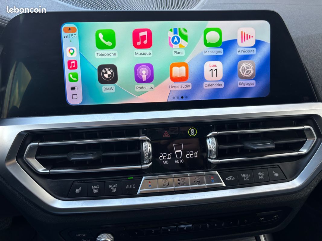 BMW SÉRIE 3 320D 190 CH G20 LUXURY / CARPLAY / CAMERA 360 / SIEGES CHAUFFANTS / TOIT OUVRANt (image 10)