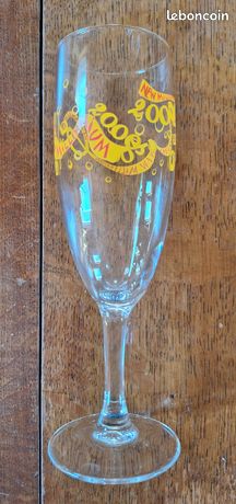 NEW Cristal d'Arques Millenium 2000 Champagne Glasses NEW Cristal d'Arques Millenium 2000 Champagne Glasses