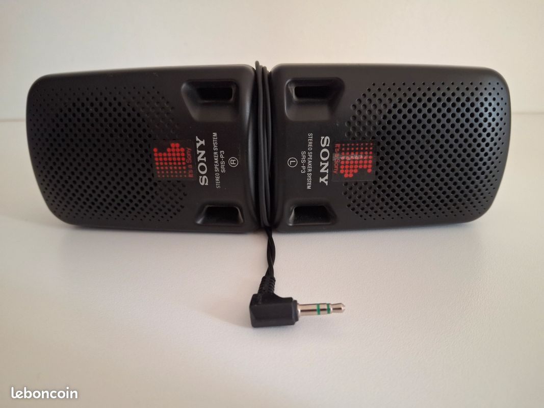 Stéréo speaker systèm Sony SRS-P3 pour walkman, discman.. (image 5)