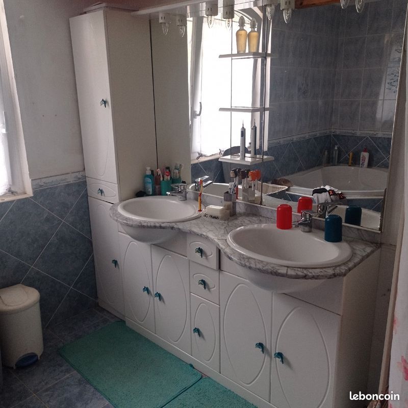Meuble+vasque+miroir salle de bain (image 3)