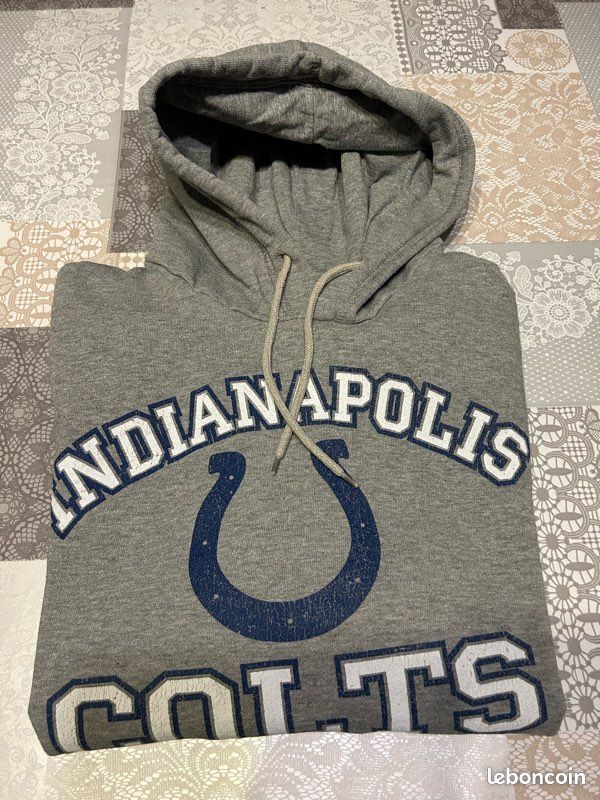 Sweat à capuche NFL Indianapolis Colts Gris - Taille M (image 1)