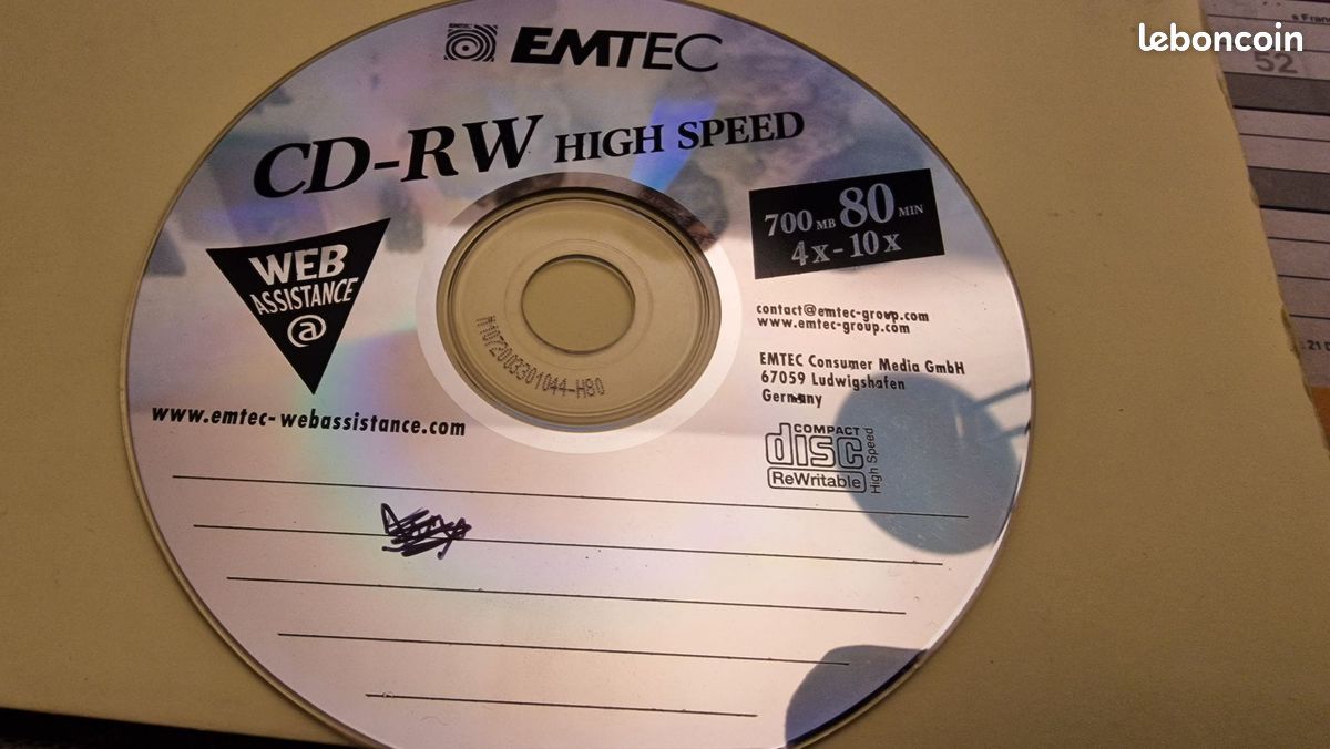 Lot de 6 CD-RW réinscriptibles (image 4)