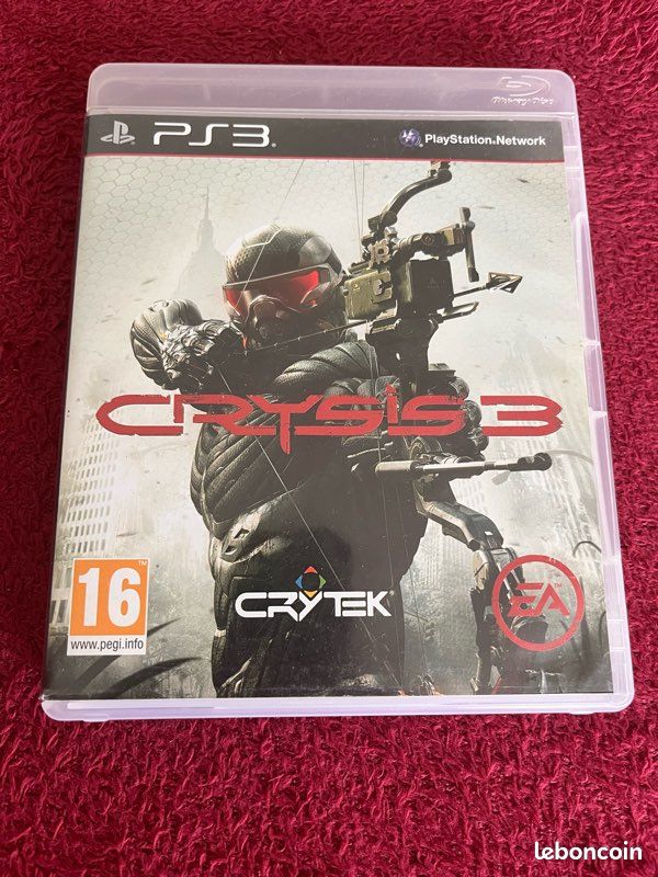 Jeu CRYSIS 3 Pour PlayStation 3 (PS3) - Très Bon état - Boîte Et Notice Incluses