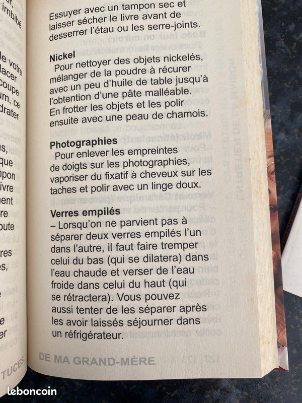 Livre TRUCS ET ASTUCES DE MA GRAND-MÈRE (image 6)