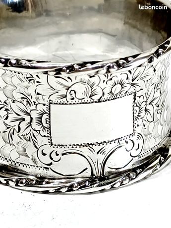 Rond de serviette ancien en argent