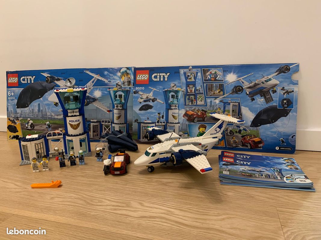 Large Police Lego Airplane Lego City Sky Police Jet Patrol #60206