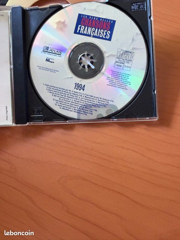CD Musique 1994 les plus belles chansons françaises (image 4)